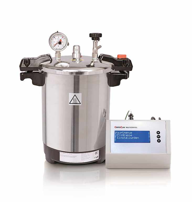 Certoclav Multicontrol Programmable Portable Autoclave, 12 L (8502312A)
