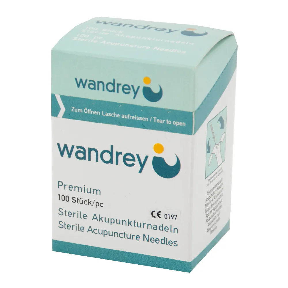 Acupuncture Needles with Silver, Coil Handle