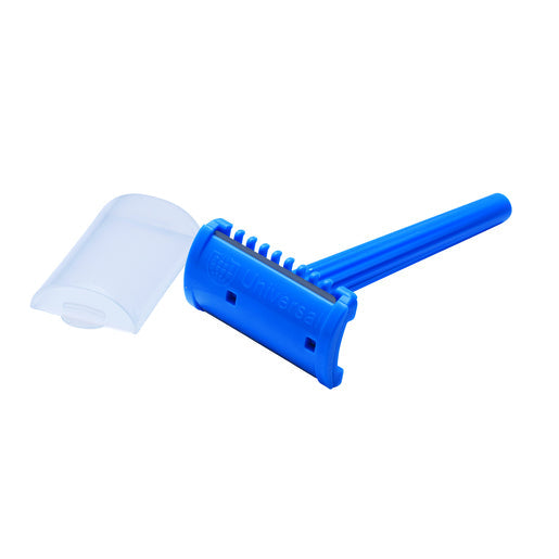 Universal Non Sterile Disposable Prep Razor - Double Sided Blade - Pack of 100