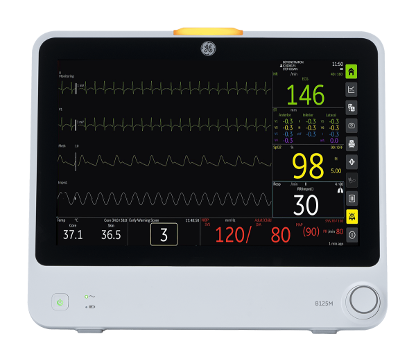 GE Healthcare B125 Bedside Patient Monitor