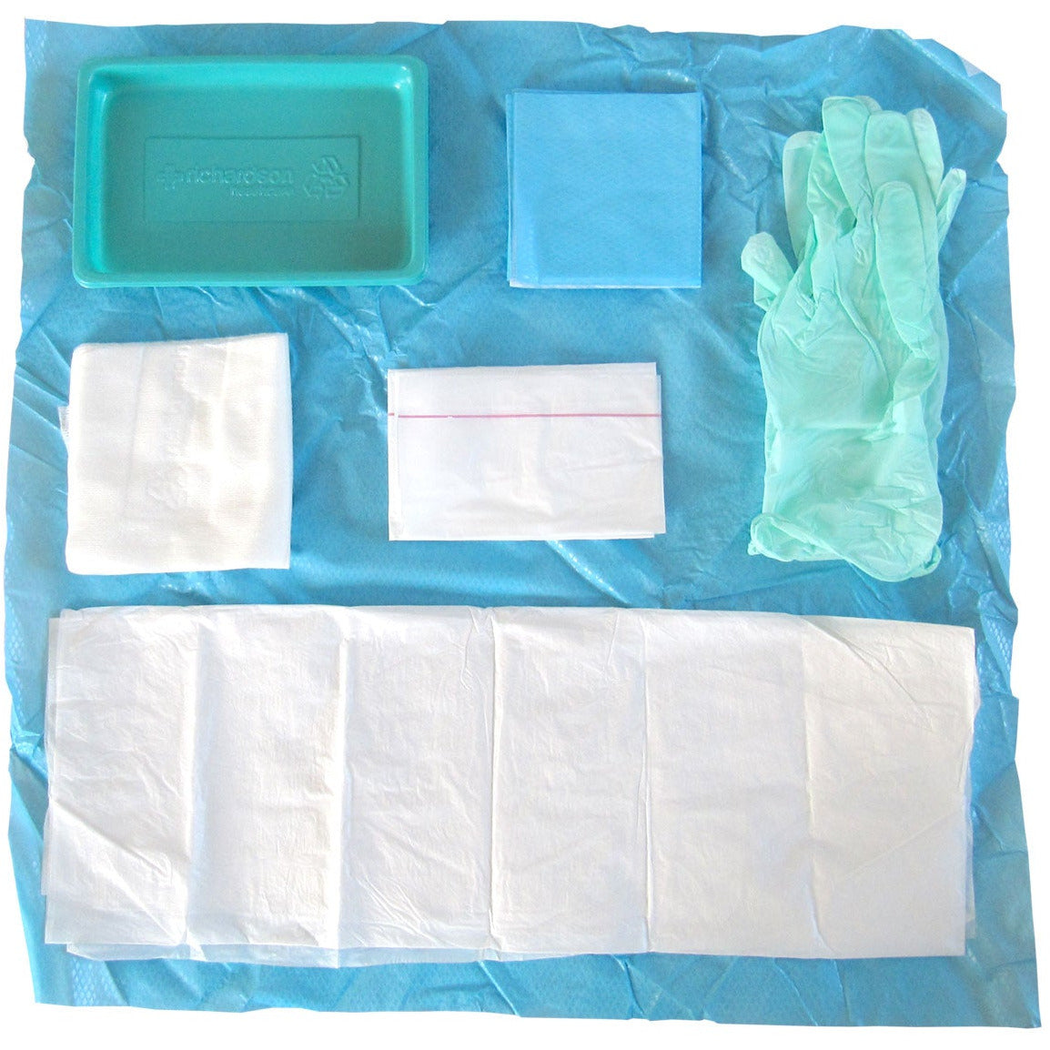 Softdrape Dressing Pack, Latex Free Large Glove, Single