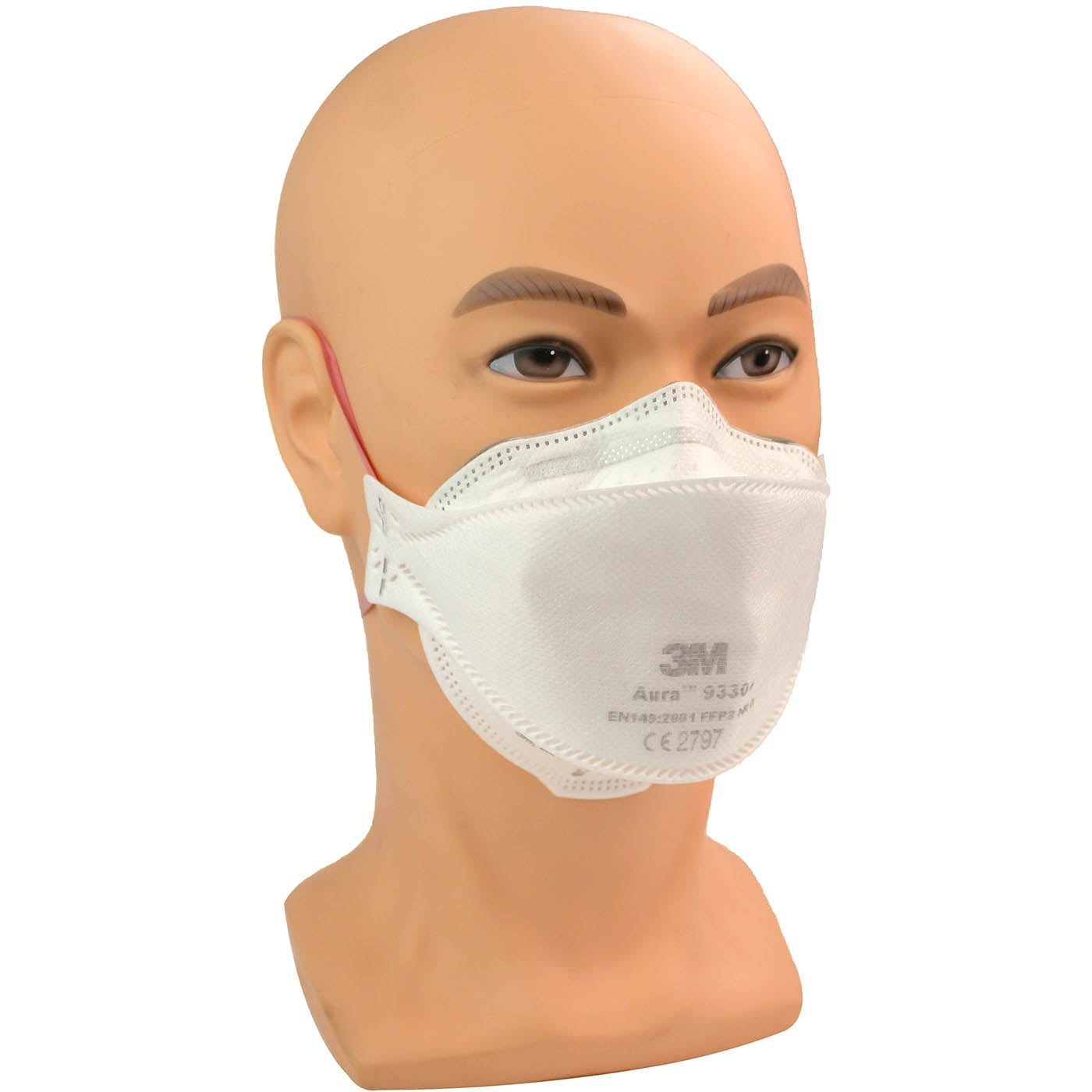 3M Aura 9330+ Respirator Type FFP3 Respirator Face Mask - Unvalved - Case of 440