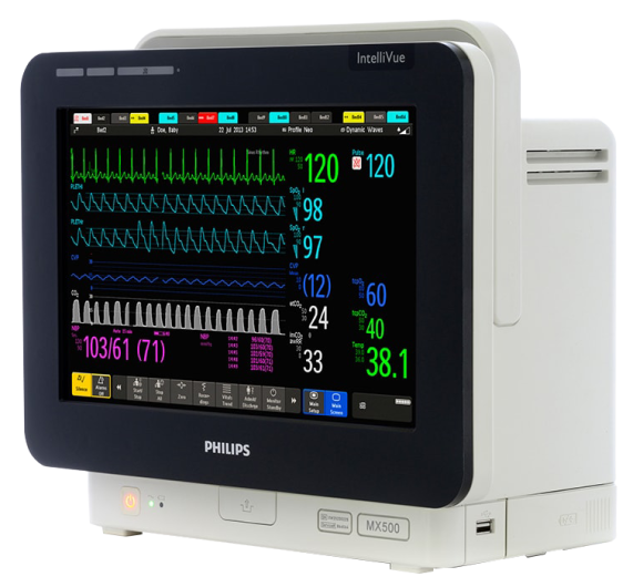 Philips IntelliVue MX500 Expert-Class Bedside Patient Monitor