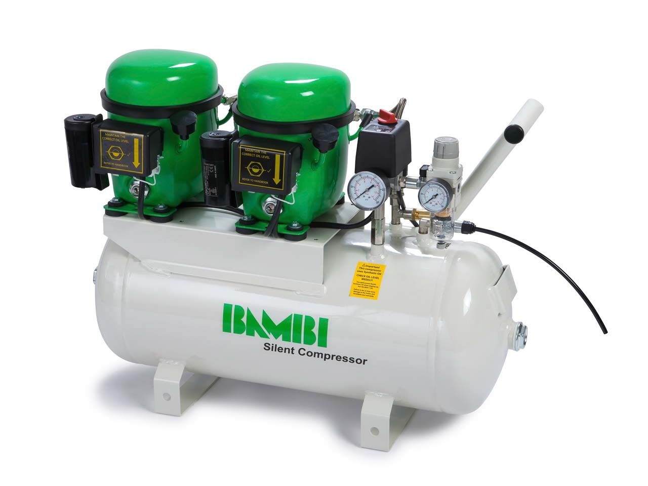 Bambi BB24 Air Compressor, 24L, 40 dB