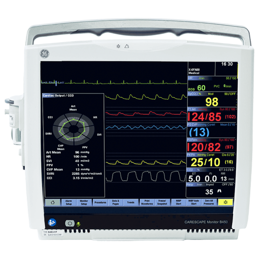 GE Healthcare Carescape B450 Modular Bedside Patient Monitor