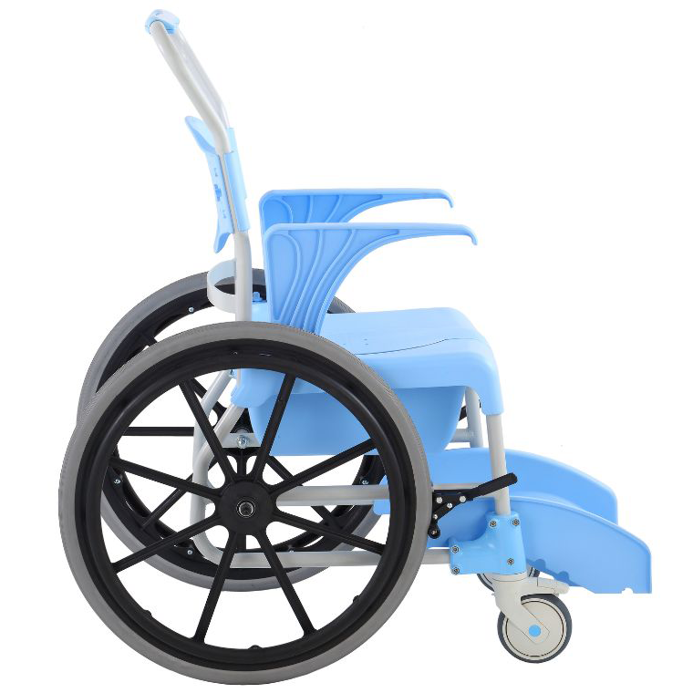 Alerta Aqua Chair - Shower Commode Chair Self-Propelled