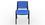 Single Waiting Room Chair (Black Frame/Upholstered)