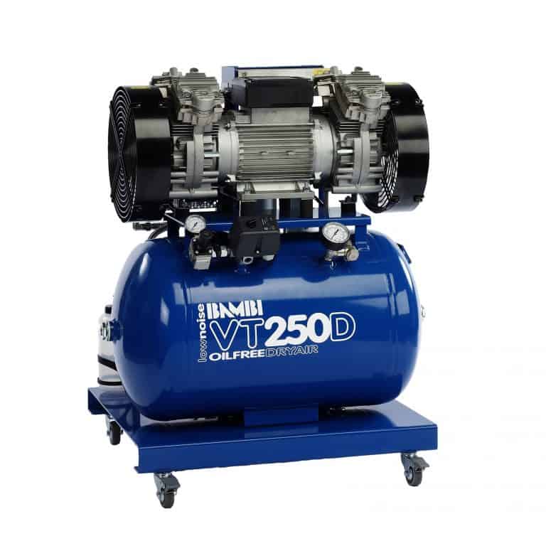 Bambi VT250D Air Compressor, 59L, 74 dB
