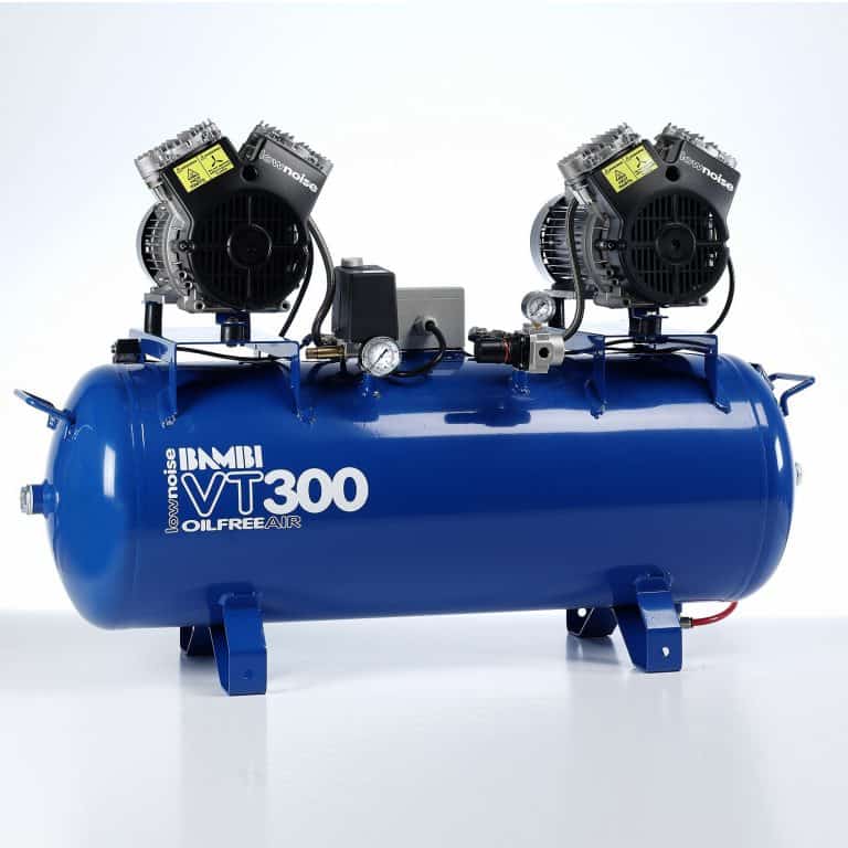 Bambi VT300 Air Compressor, 100L, 76 dB
