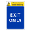 Respect Social Distancing - Exit Only Sign - CLEARANCE