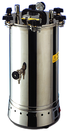 Rodwell Portaclave Portable Stainless Steel Autoclave, Thermostatic Control 15 L (Portaclave 15E)