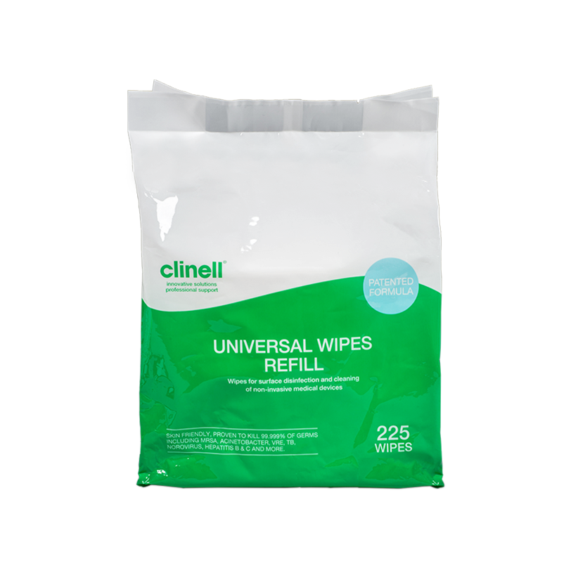 Clinell Universal Wipes – Bucket Refill of 225 Wipes