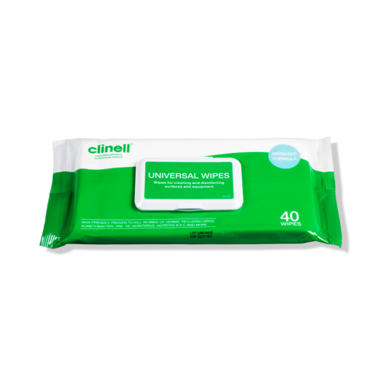 Clinell Universal Sanitising Wipes – Pack of 40 Wipes