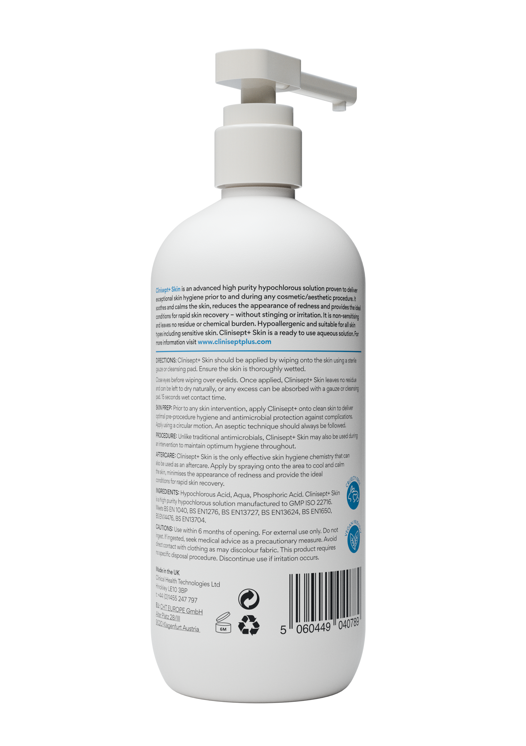 Clinisept+ Skin Cleanser 490ml