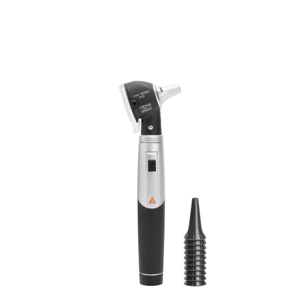 Heine Mini 3000 F.O Otoscope Kit 2.5V - Battery Handle + AllSpec Disposable Tips