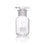 DURAN® Reagent Bottle, Wide Neck, Clear, ST 29/22 Ground Joint, with Glass Stopper, 100 mL