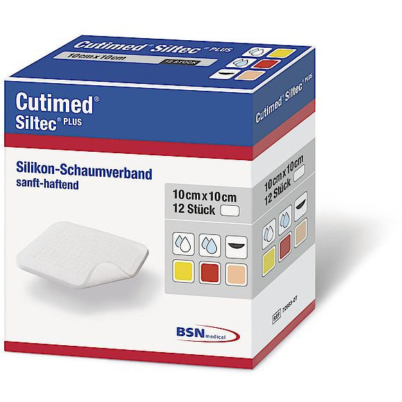 Cutimed Siltec Plus 10cm x 20cm Pack of 10