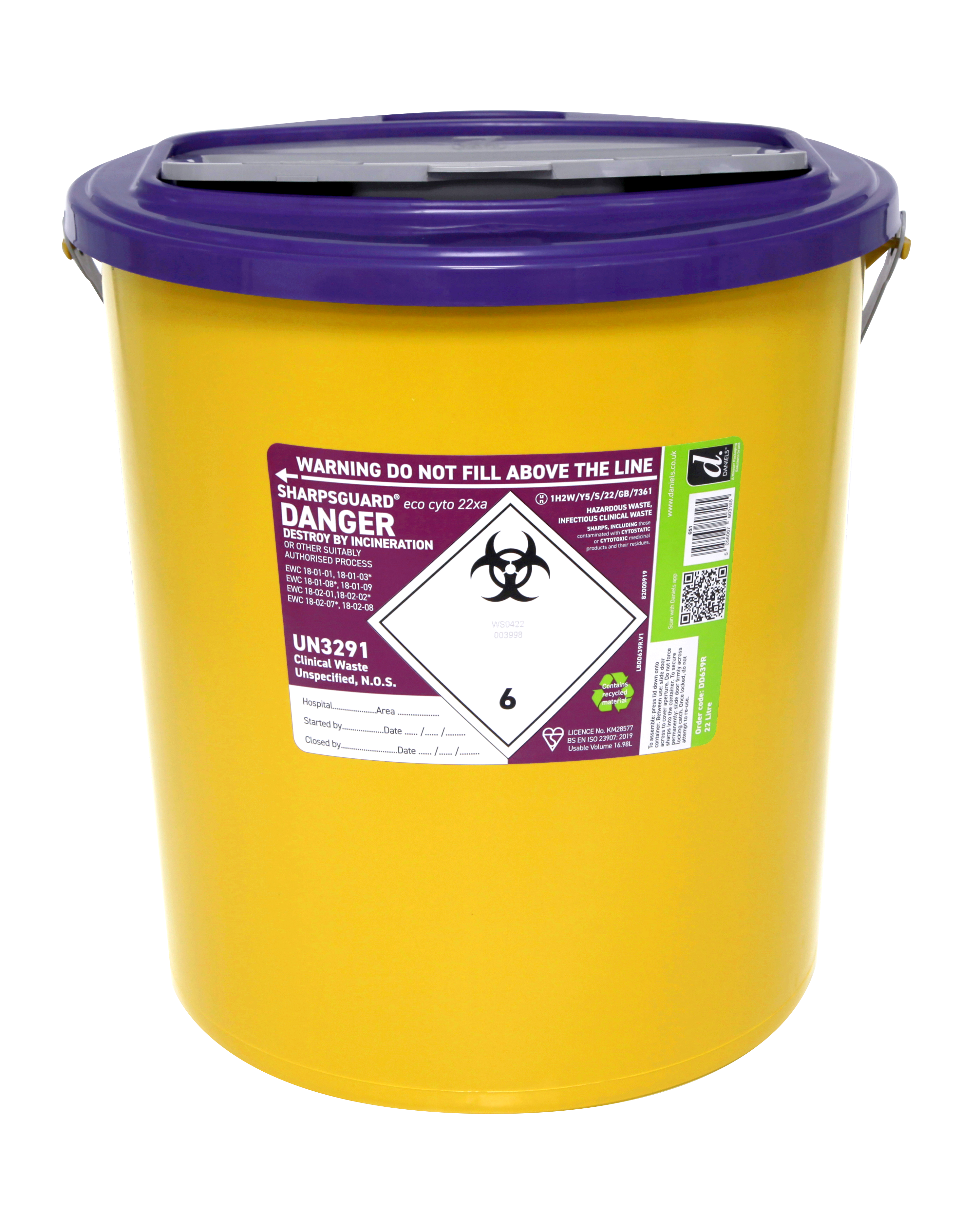 SHARPSGUARD® cyto 24 xa Sharps Bin