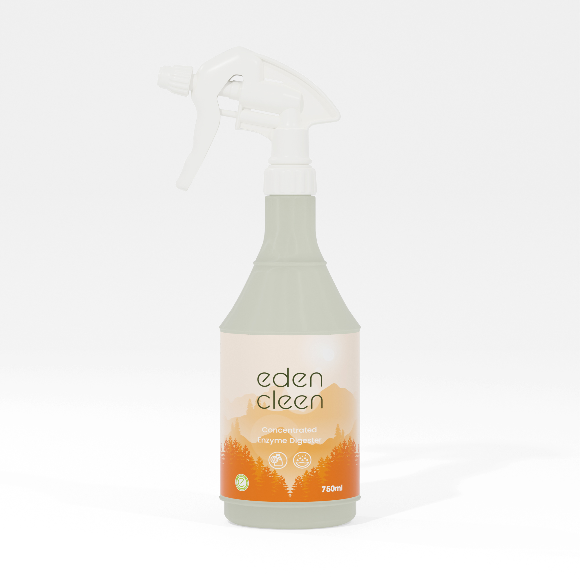Edencleen Concentrated Enzyme Digester 750ml - Empty Flask