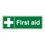 First Aid Sign- CLEARANCE