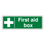 First Aid Box Sign- CLEARANCE