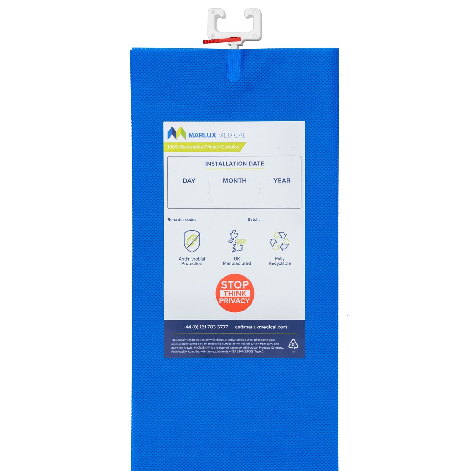 Marlux Medical Antimicrobial Treated Cubicle Curtain - 2400mm x 1950mm