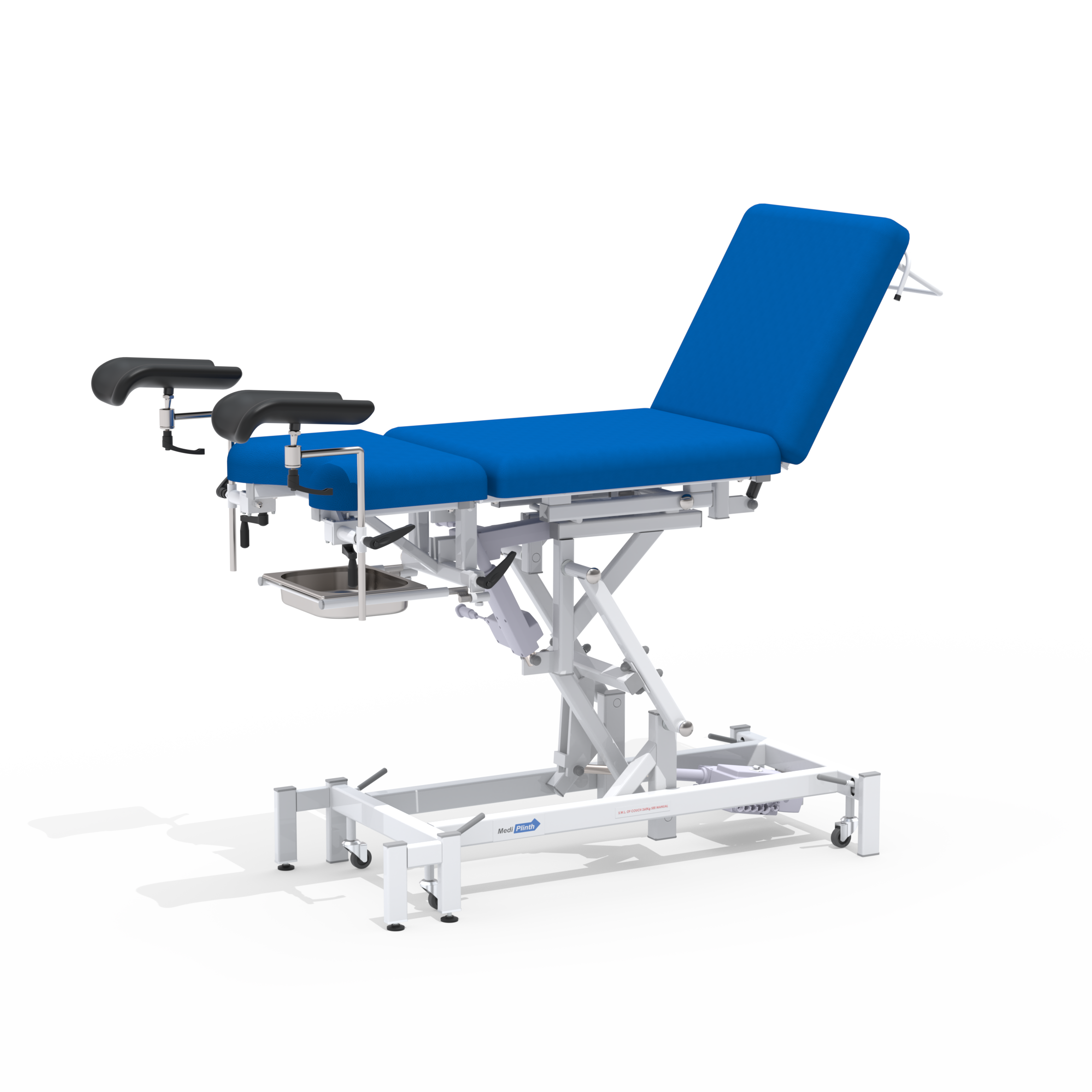 Medi-Plinth GP Gynaecology Plinth with Stirrups - Electric
