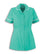 Traditional Nurses Tunic with Contemporary Cut - Aqua Marine & White Trim