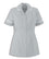 Traditional Nurses Tunic with Contemporary Cut - Pale Grey & White Trim