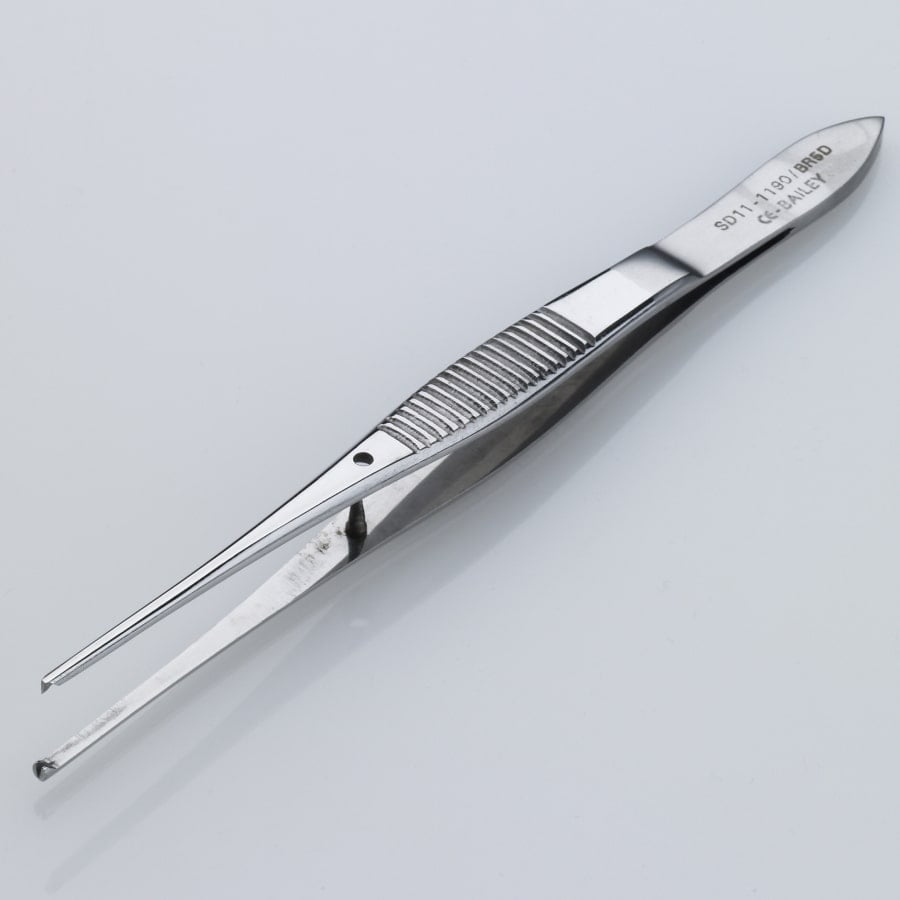 Iris Dissecting Forceps - Straight 1:2 Teeth 11.5cm