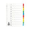 Q Connect Index 1-10 Brd Reinf Multicol