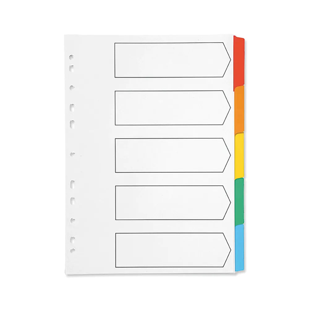 Q Connect Index 5pt Board Reinf Multicol