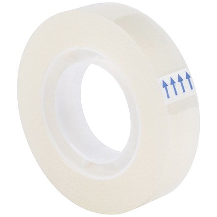 Q-Connect Easy Tear Tape Rolls, 12mm x 66m (12 Pack)