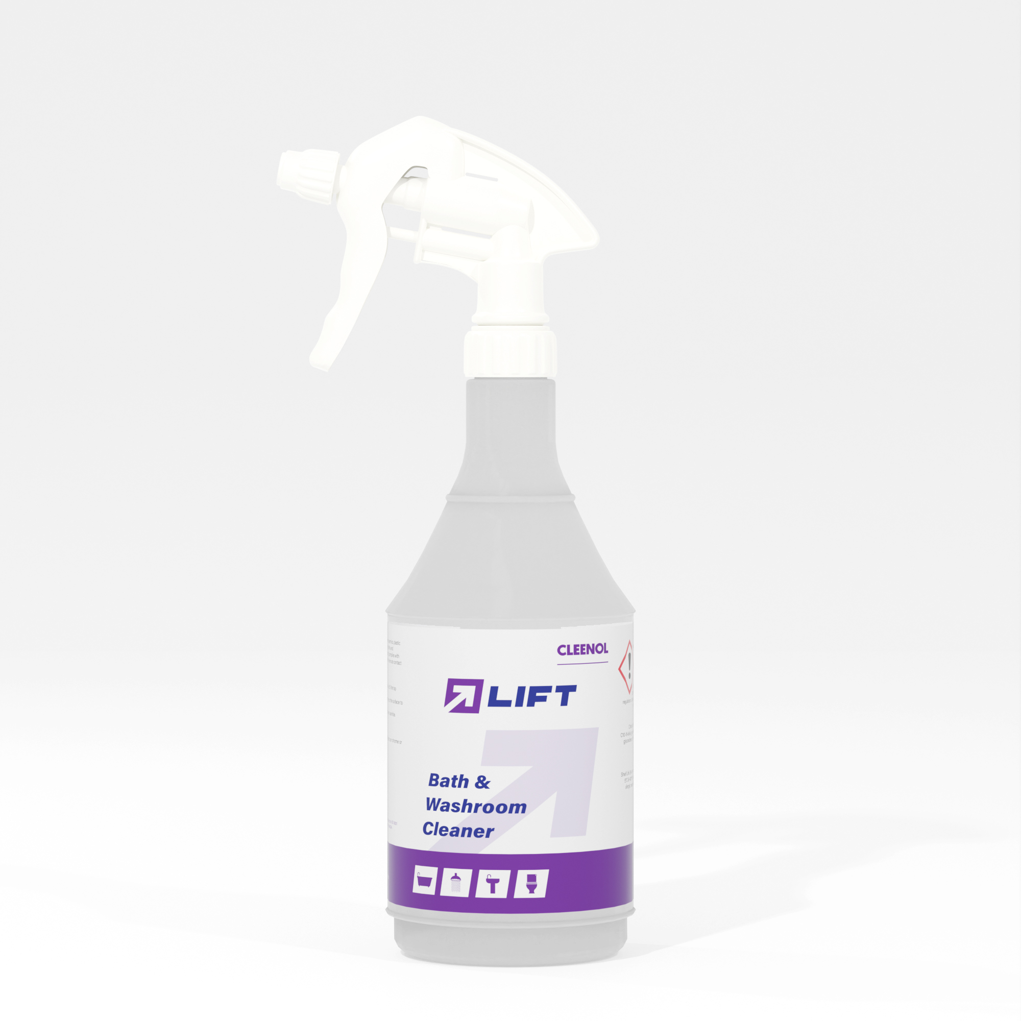 Bath & Washroom Cleaner Flask Spray - 750ml - Empty