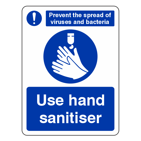 Use Hand Sanitiser Sign- CLEARANCE