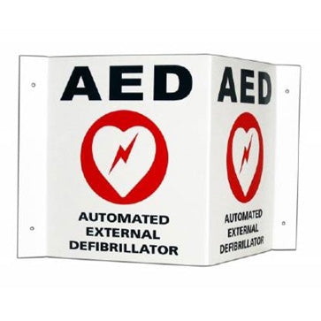 AED Wall Sign 3D