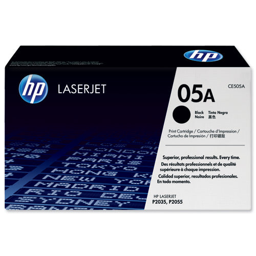 HP No.05A Toner Cart Black CE505A - Remanufactured