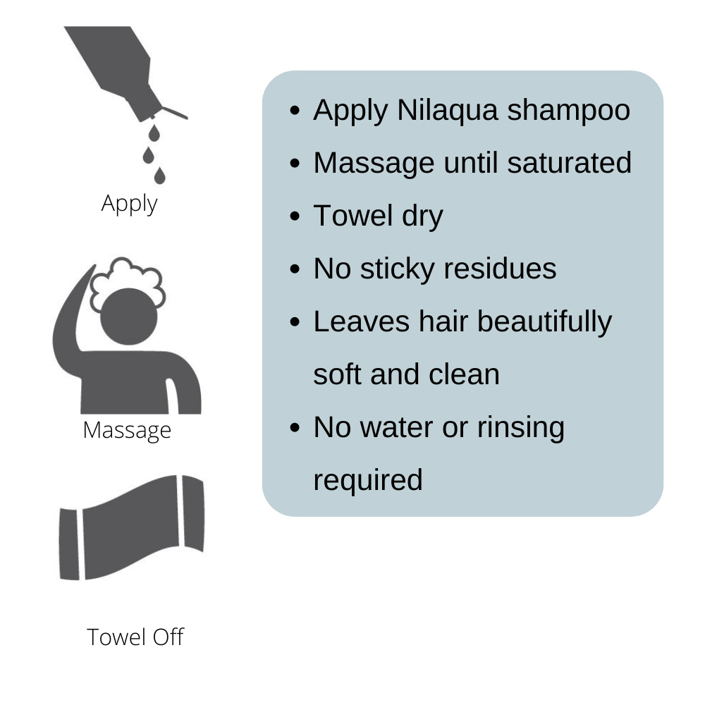 Nilaqua Waterless Shampoo - 100ml