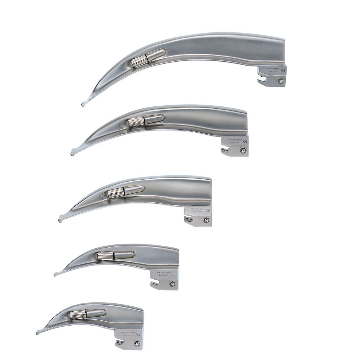 (laryngoscope) BLADE, McIntosh n°4, adult large, lamp, reus