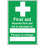 First Aid Box Situated sign, 300*200mm Rigid