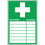 First Aider Location Sign, 300*200mm Rigid, Green