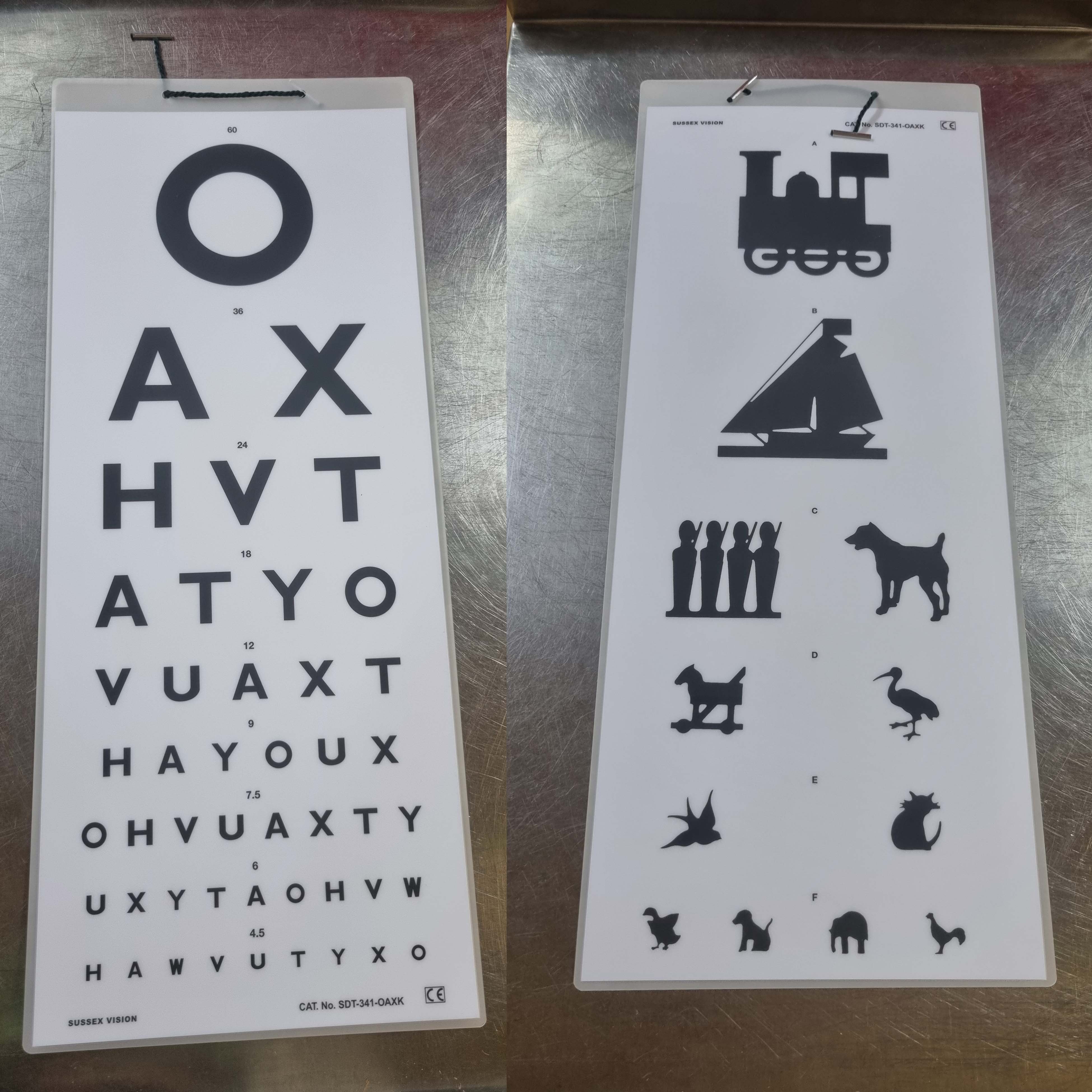 Eye Test Chart with 7.5 Line