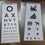 Eye Test Chart with 7.5 Line