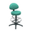Sunflower High Level Gas-Lift Stool with Back Rest, Foot Ring & Glides