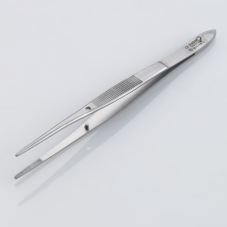 susol Forceps Dissecting Iris Str Serrated 11.5cm (10)