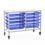Shuttleworth Low Wide Double Medical Storage Trolley