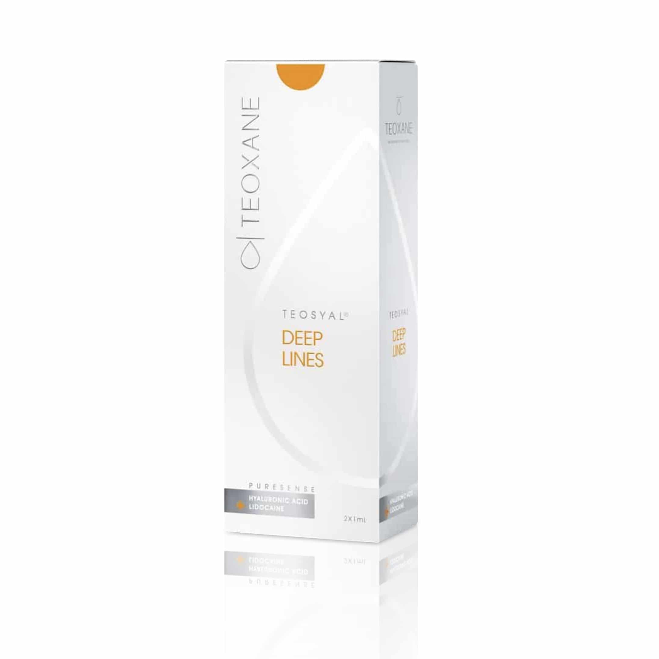 Teosyal® Puresense Deep Lines 27G (2 x 1.0ml) – HA Filler for Deep Facial Wrinkles
