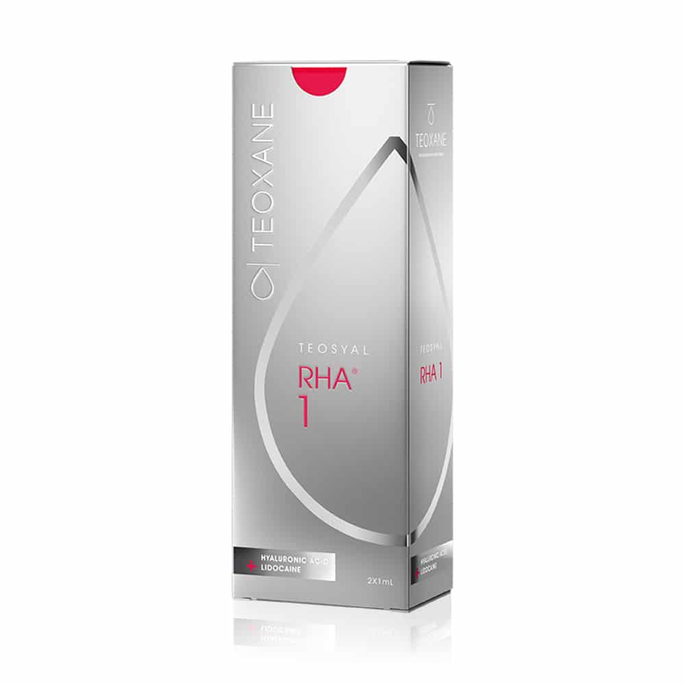 Teosyal® RHA 1 (2 x 1.0ml) – Light Dermal Filler for Fine Lines & Crow’s Feet