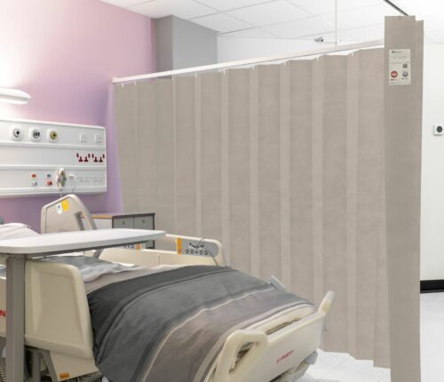 Marlux Medical Antimicrobial Treated Cubicle Curtain 7200mm x 1950mm - DOVE GREY - EOL