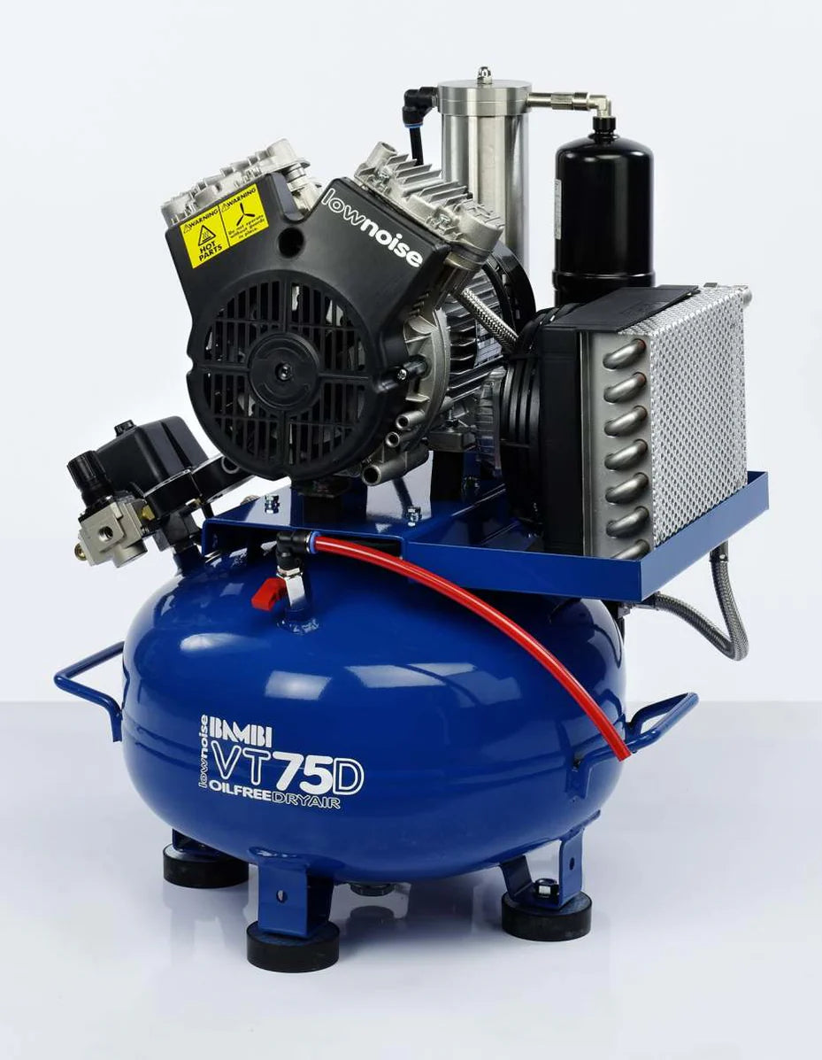 Bambi VT75D Air Compressor, 24L, 72 dB